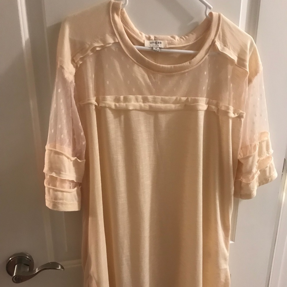 Ivory lace top